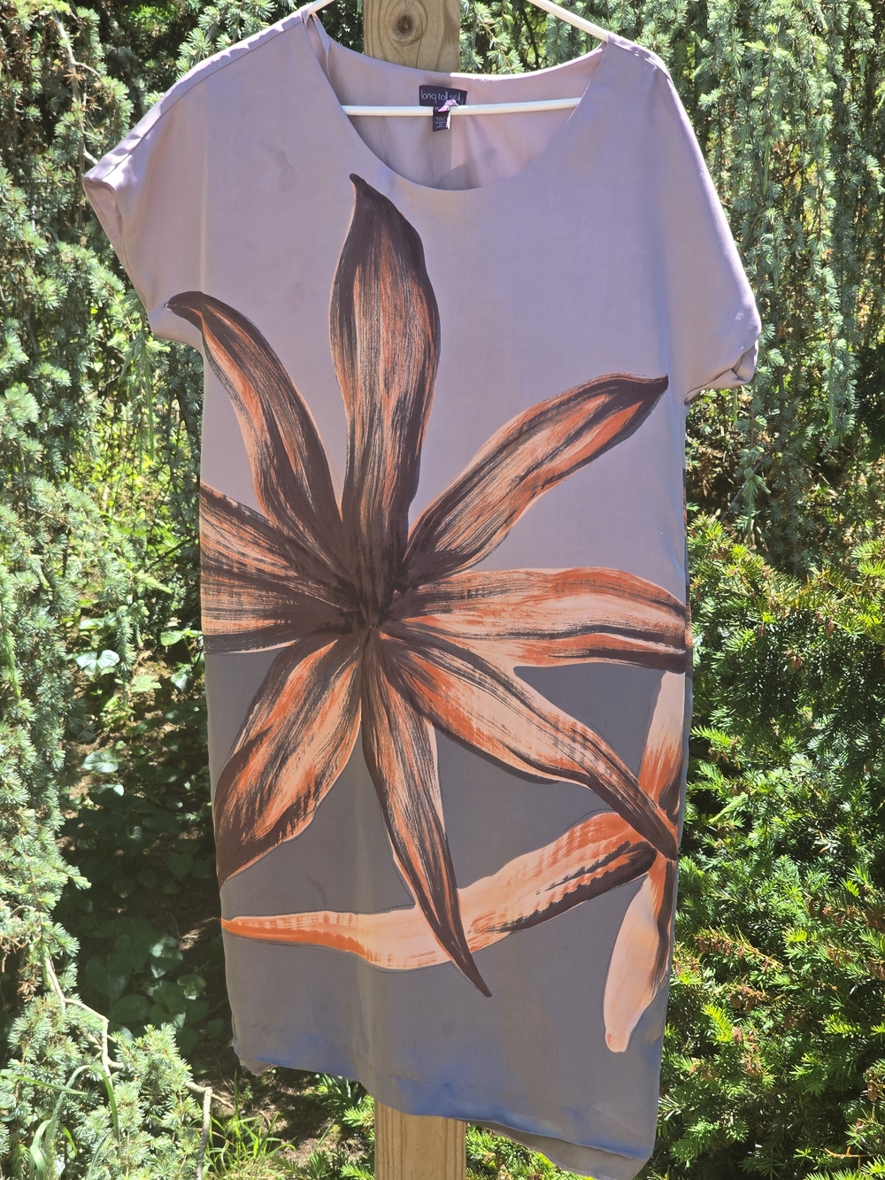 Long Tall Sally soft lilac dress with brand tag